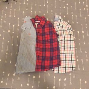 9 month boy button up shirts